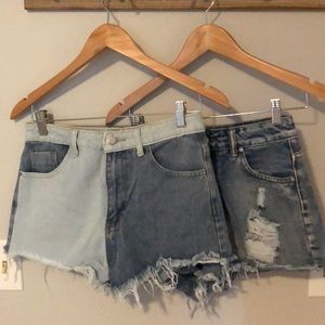 SHEIN Denim Shorts Bundle